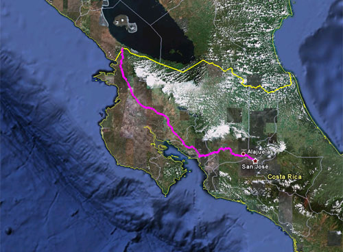 Itinerario del 17 aprile 2010